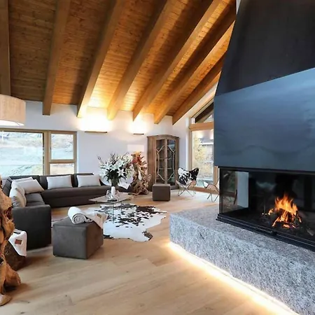5br Luxurious Contemporary Mountain Вилла Брей-Червиния
